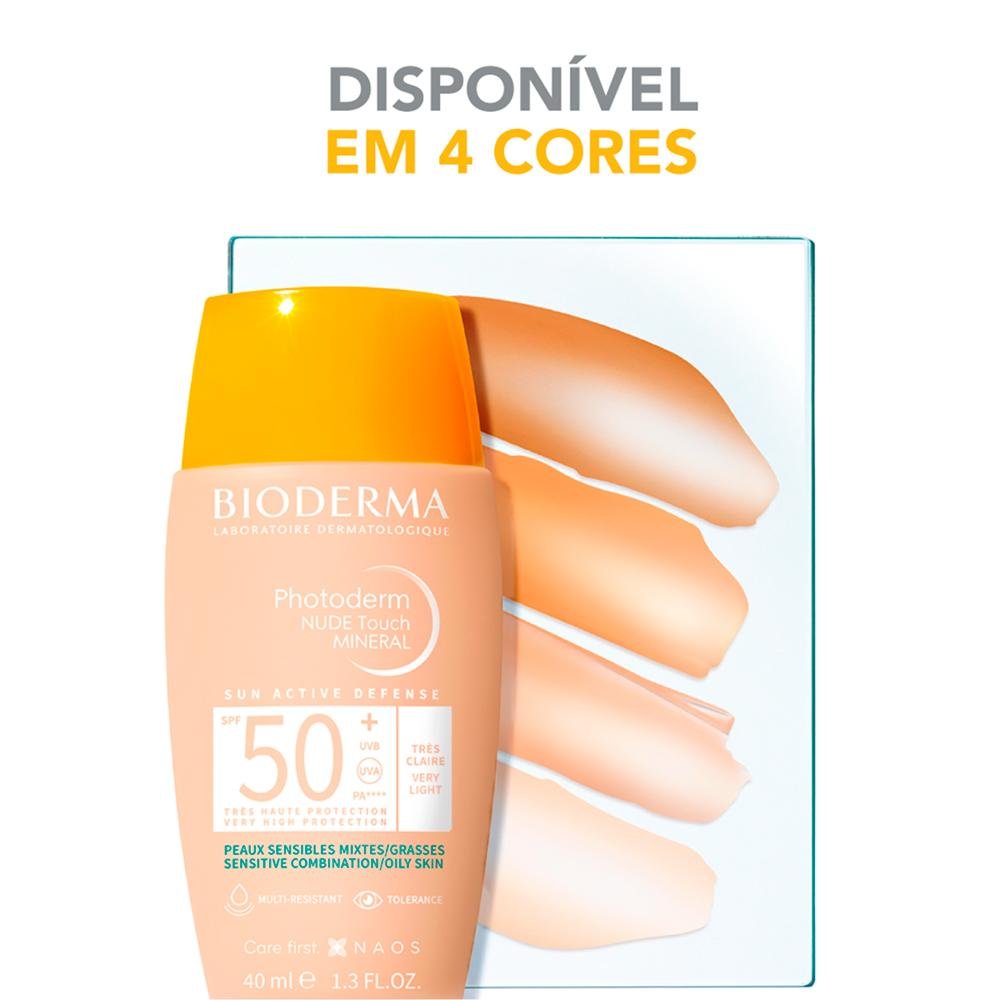 Bioderma Photoderm Prot Solar Facial Fps50+ Muito Claro 40ml Muito Claro 6