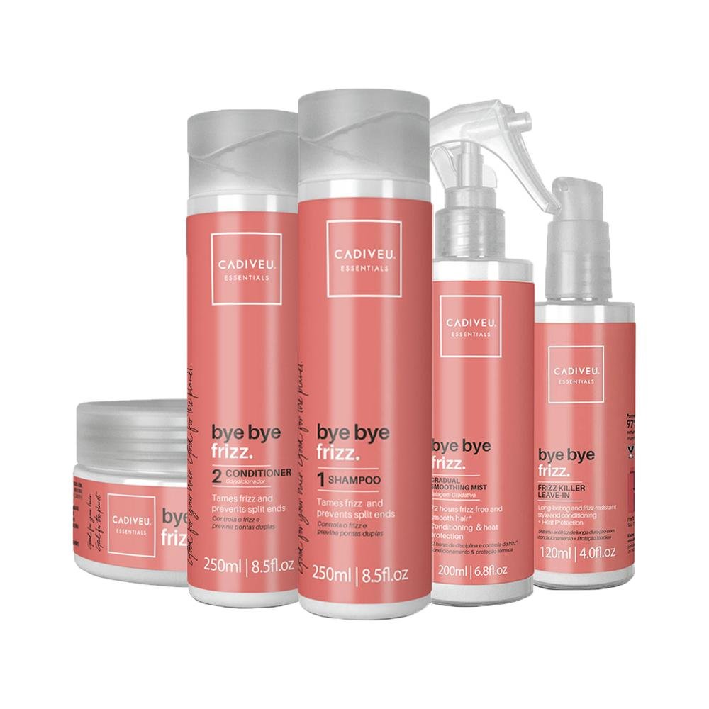 Kit Cadiveu Essentials Bye Bye Frizz - 5 Produtos ÚNICO 1