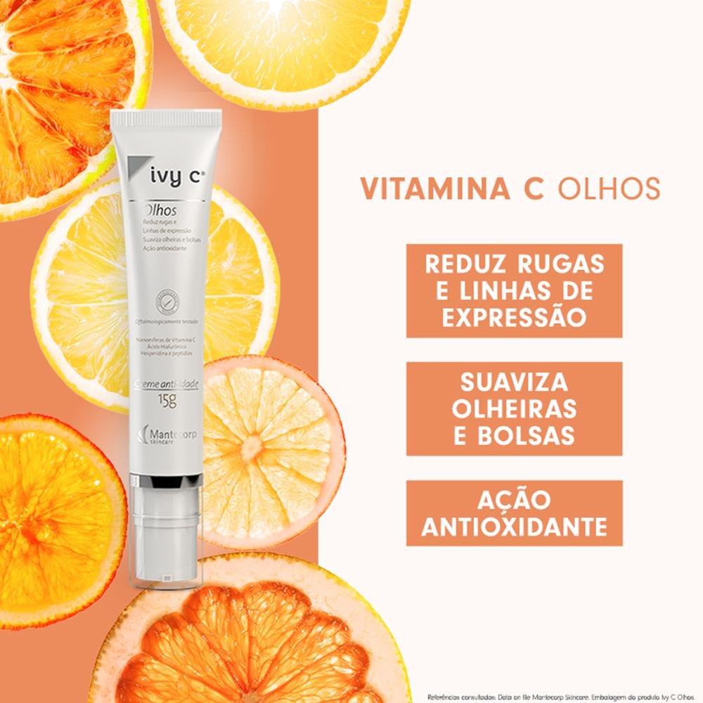 Mantecorp Ivy C Rejuvenescedor para Área Dos Olhos 15g 15g 3