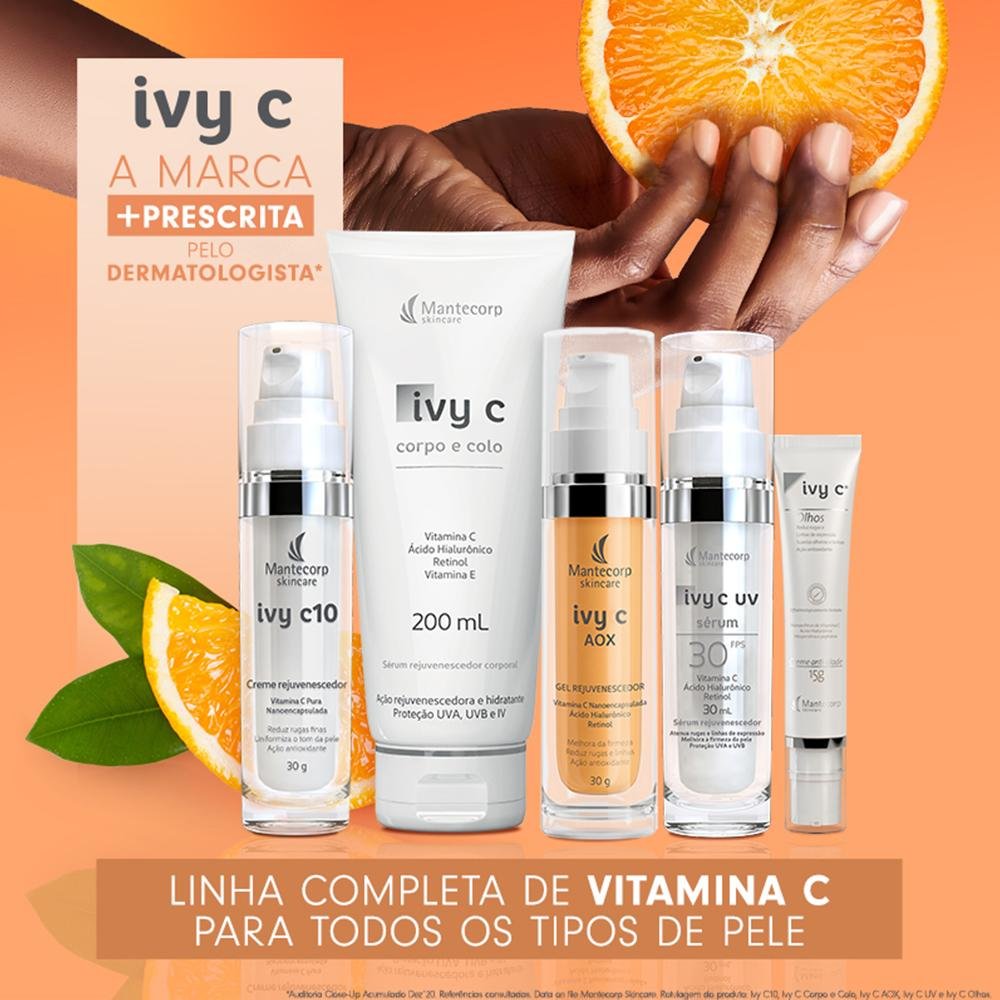 Mantecorp Ivy C Uv Sérum Facial Fps30 30ml 30ml 6
