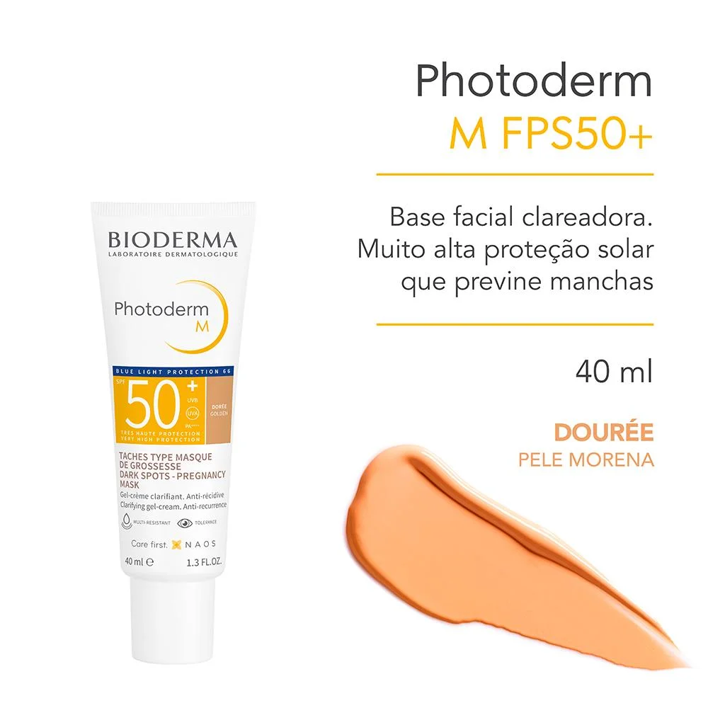 Bioderma Photoderm M Dourée Prot Solar Facial Fps50+ 40ml 40ml 2