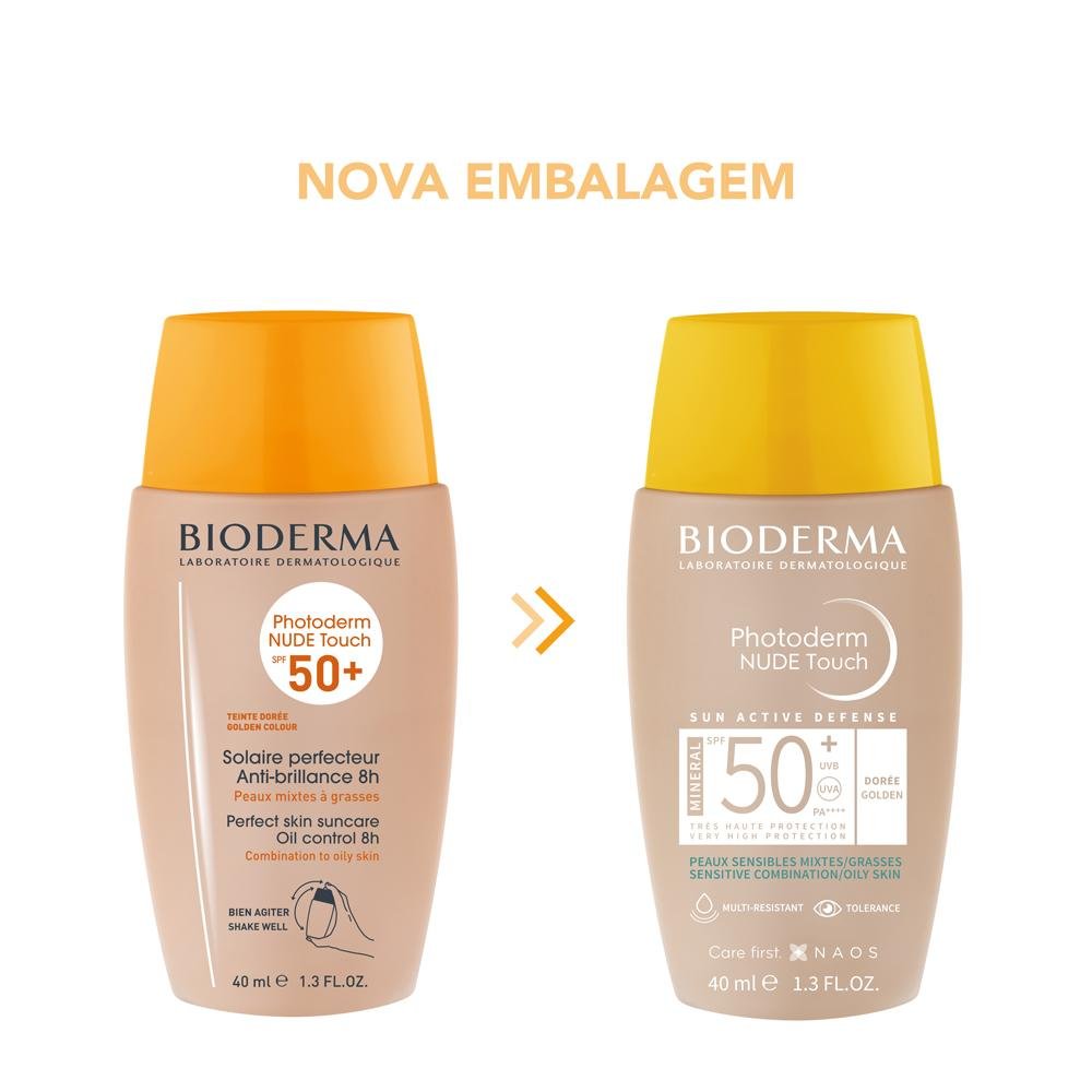 Bioderma Photoderm Prot Solar Facial Fps50+ Dourado 40ml Dourado 4