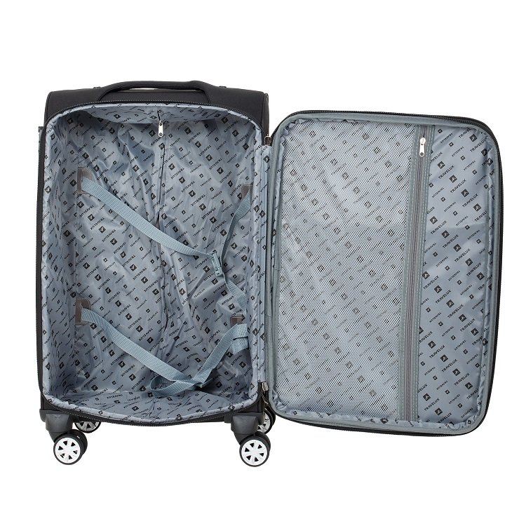 Mala Travelux Geneva II Tamanho P Super Leve Preto 6