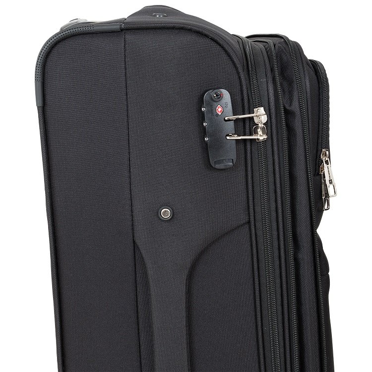 Mala Travelux Geneva II Tamanho P Super Leve Preto 8