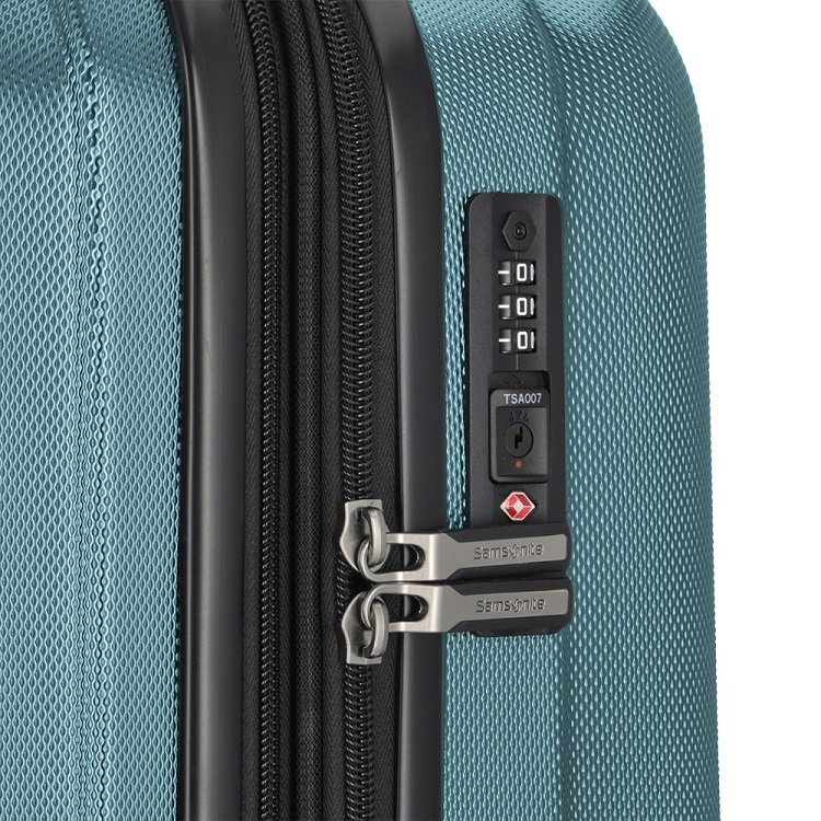 Mala Samsonite Fiero 3.0 Tamanho P Azul Petróleo 9