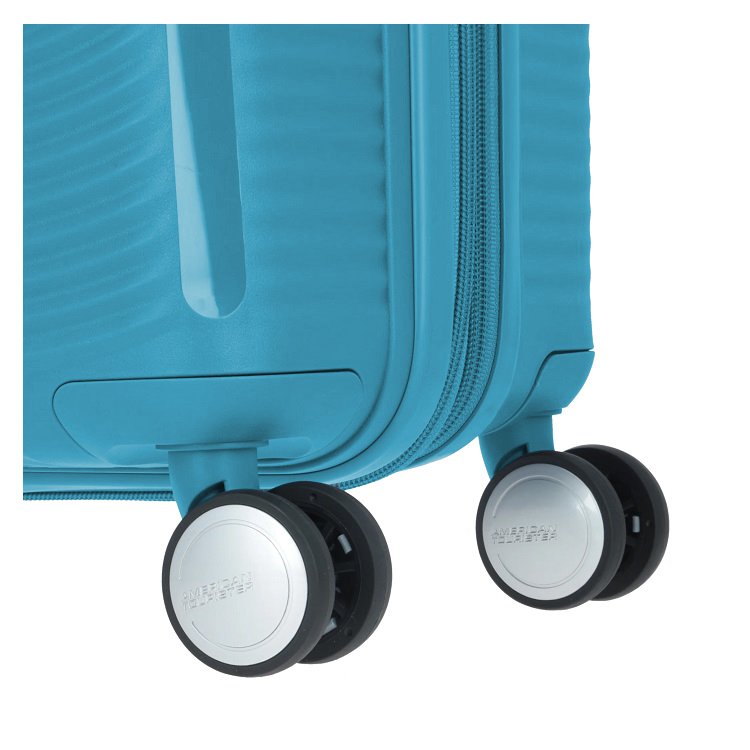 Mala American Tourister Curio EXP Grande 32 kg Azul Turquesa 7