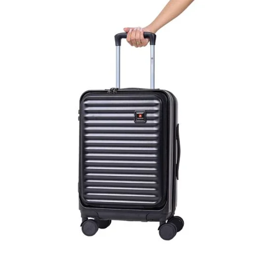 Mala Travelux San Bernardino Pequena 10 kg Preta Preto 2
