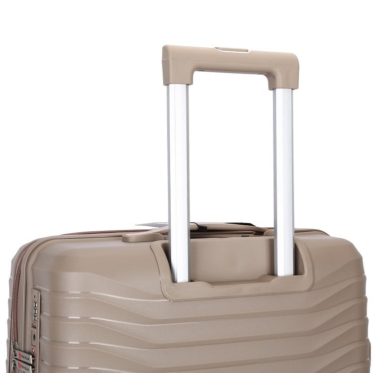 Mala Travelux Scuol Média 23 Kg - Expansível Champanhe 6