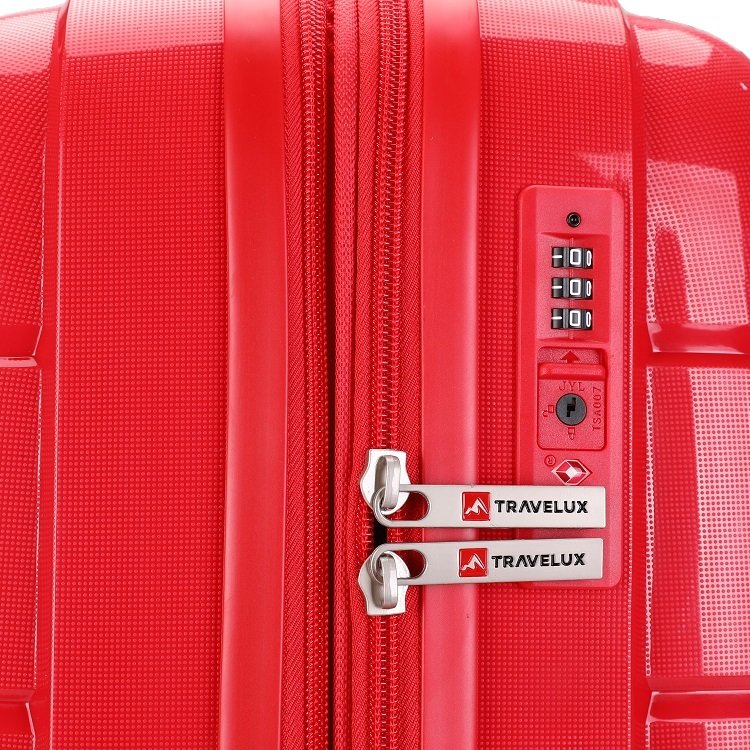 Mala Travelux Wengen Grande 32 Kg – Expansível Vermelho 6