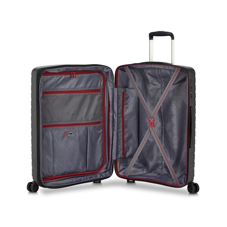 Mala Roncato Wave DLX Média 23 kg Preto 5