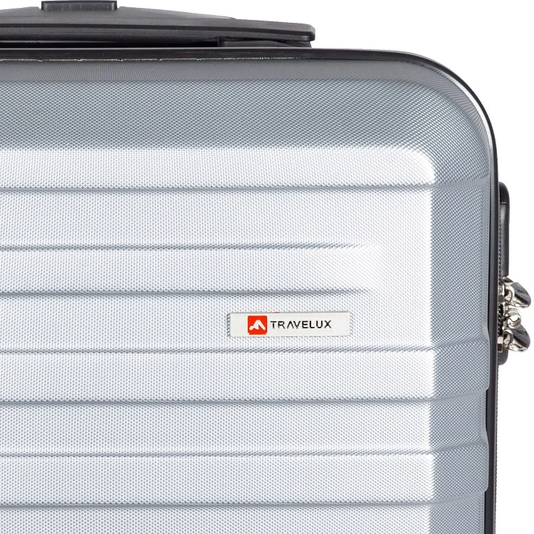 Mala Travelux Lugano Tamanho G Prata 5