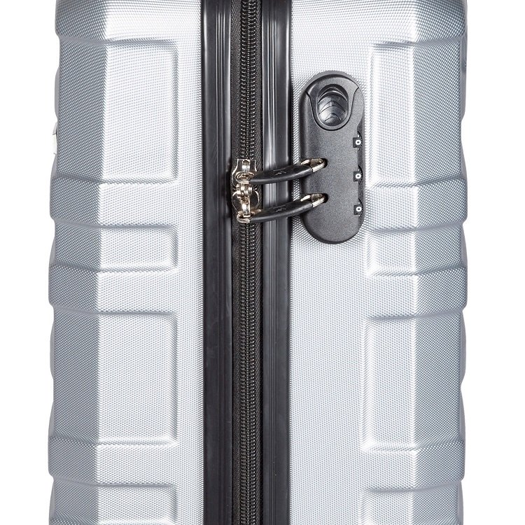 Mala Travelux Lugano Tamanho G Prata 7