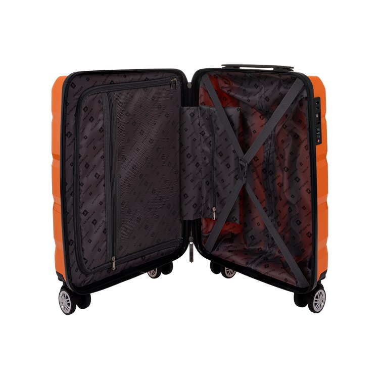 Mala Travelux Zurich II Tamanho P - Polipropileno Laranja 6