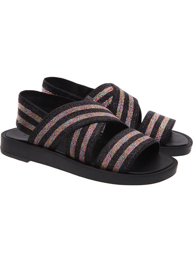 Sandália Fiever Sandal Lurex Color Feminino Marrom