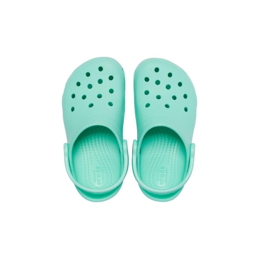 Sandália crocs classic clog k pistachio Verde