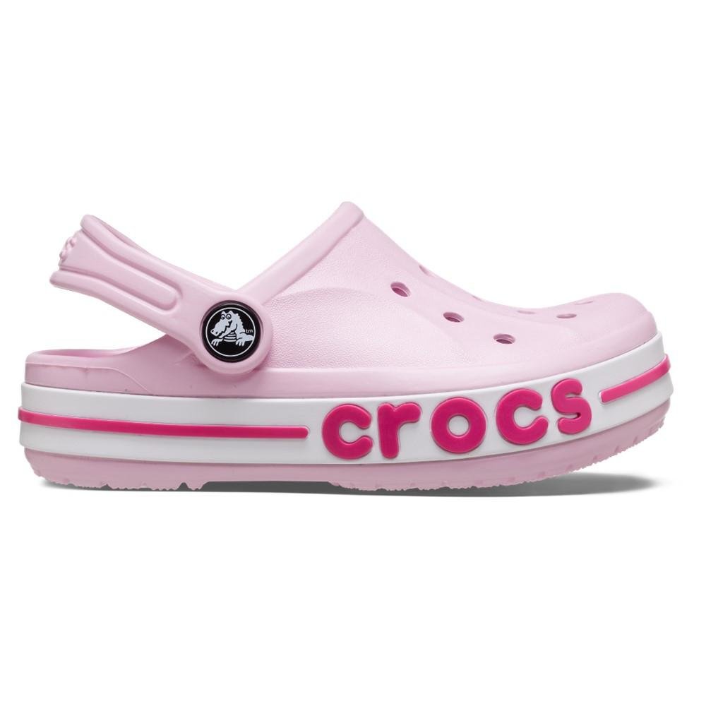Sandália crocs bayaband clog t ballerina pink/candy pink Rosa 1