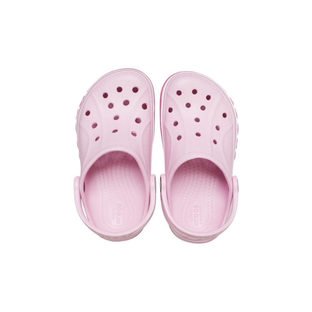 Sandália crocs bayaband clog t ballerina pink/candy pink Rosa 3