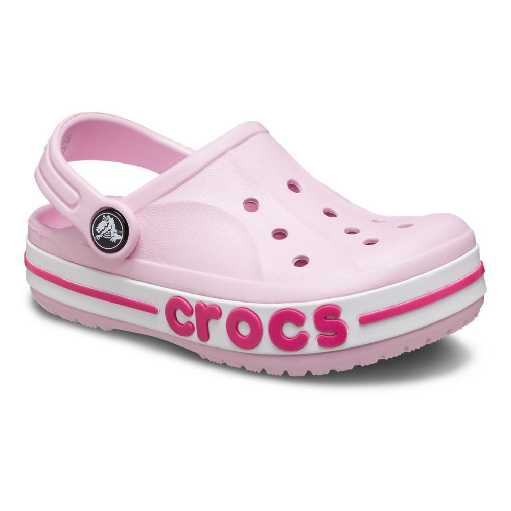 Sandália crocs bayaband clog t ballerina pink/candy pink Rosa 4