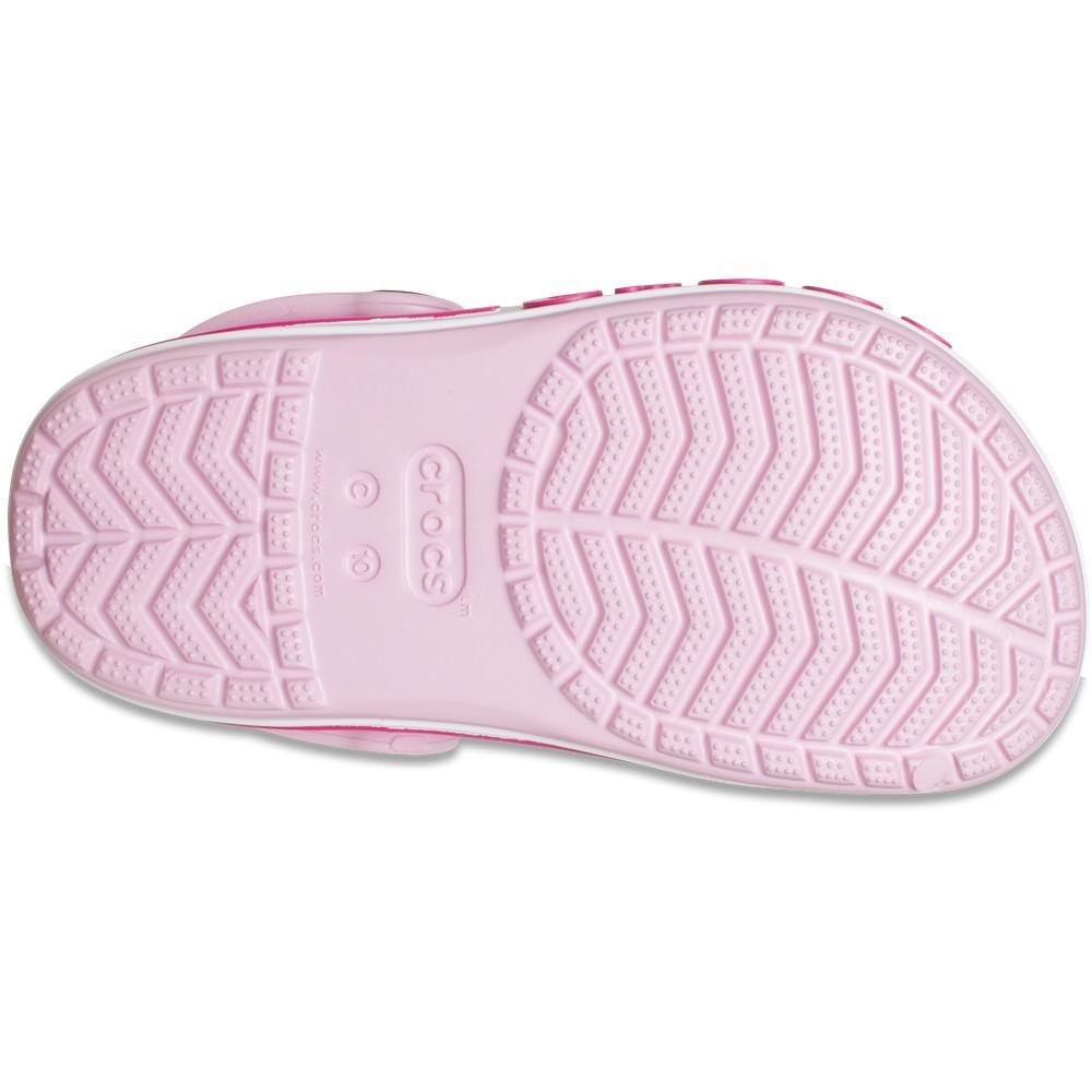 Sandália crocs bayaband clog t ballerina pink/candy pink Rosa 6