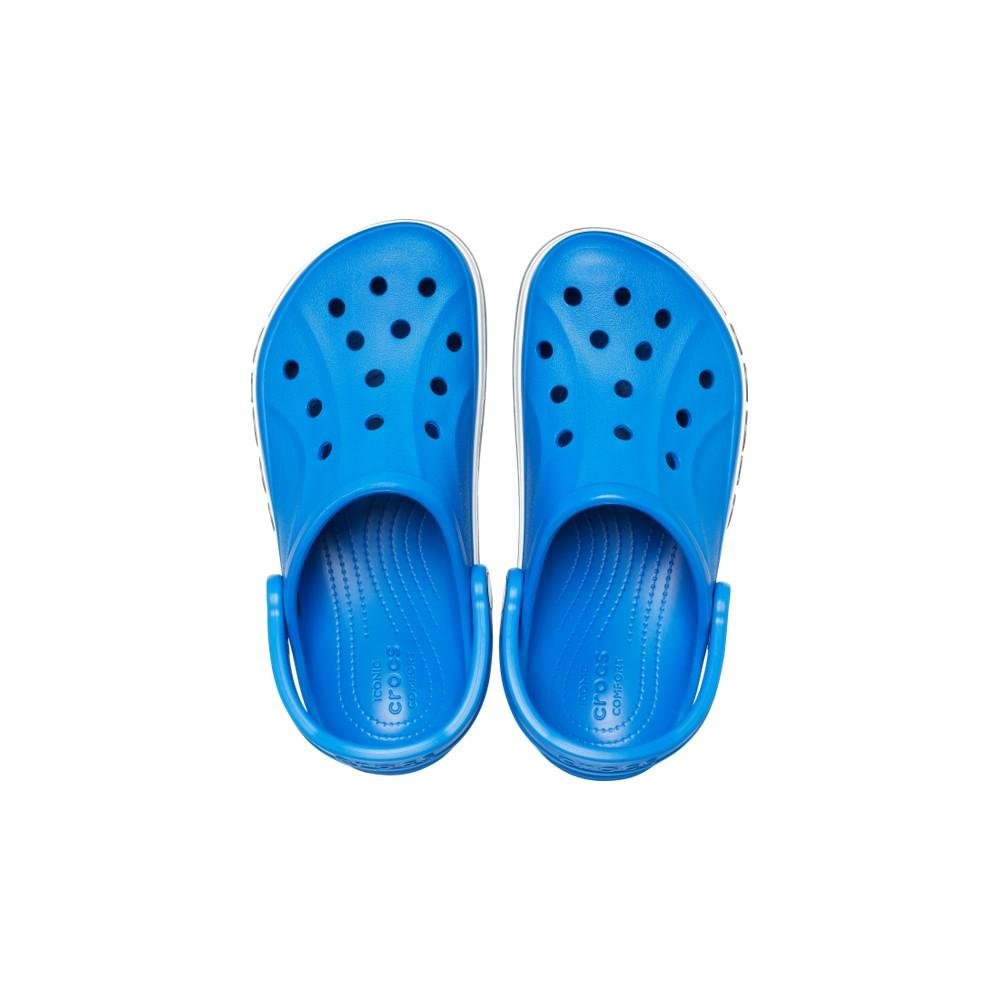 Sandália crocs bayaband clog bright cobalt/slate grey Azul 5