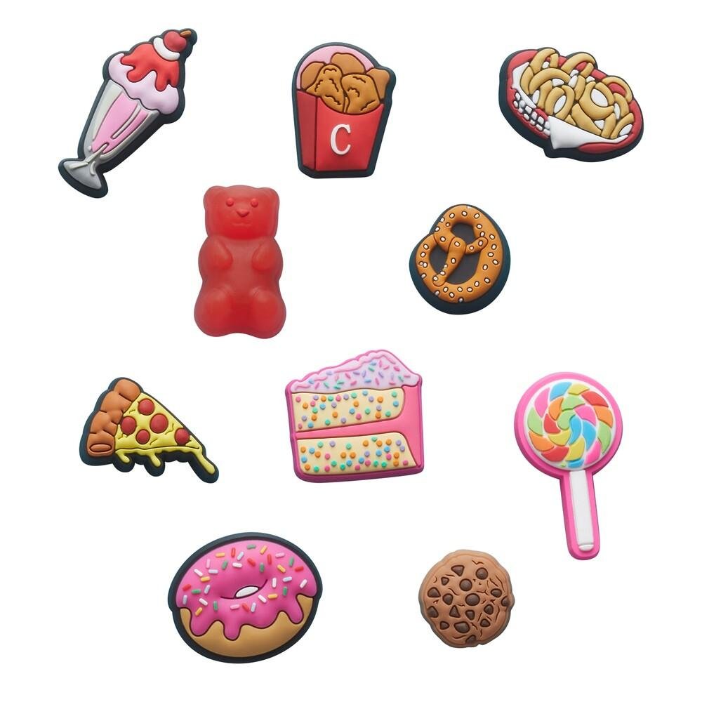 Jibbitz™ food lover pack com 10 unidades unico unico Multicores