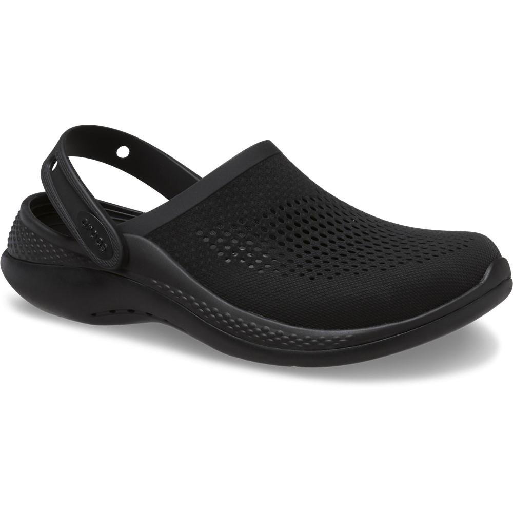 Sandália Crocs Lite Ride 360 Clog Black/Black Preto 2