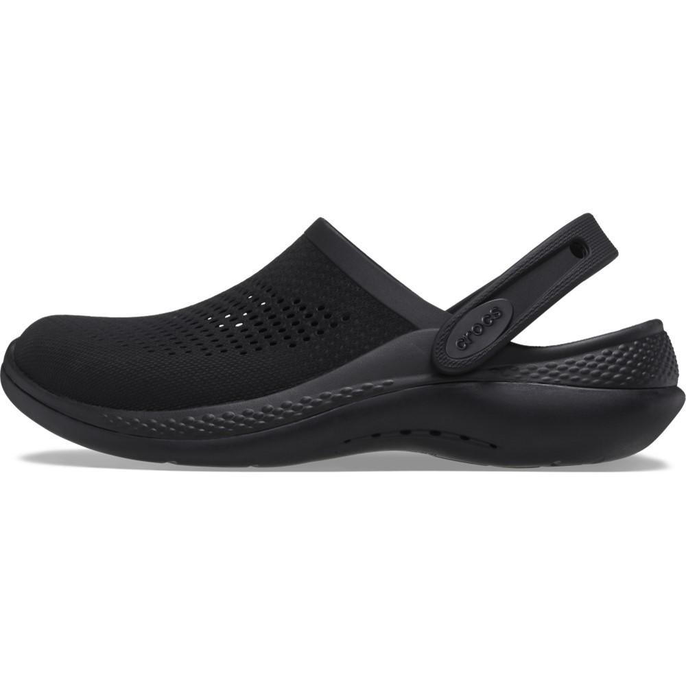 Sandália Crocs Lite Ride 360 Clog Black/Black Preto 3