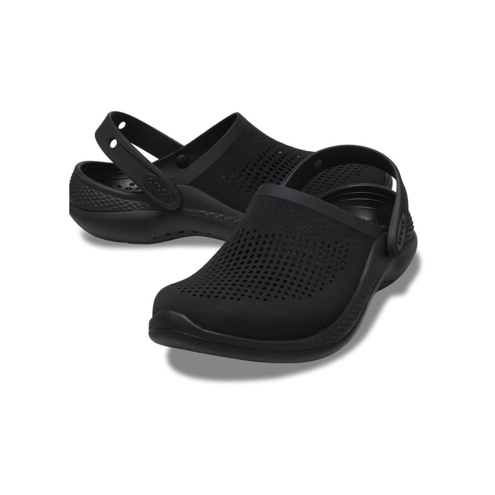Sandália Crocs Lite Ride 360 Clog Black/Black Preto 4