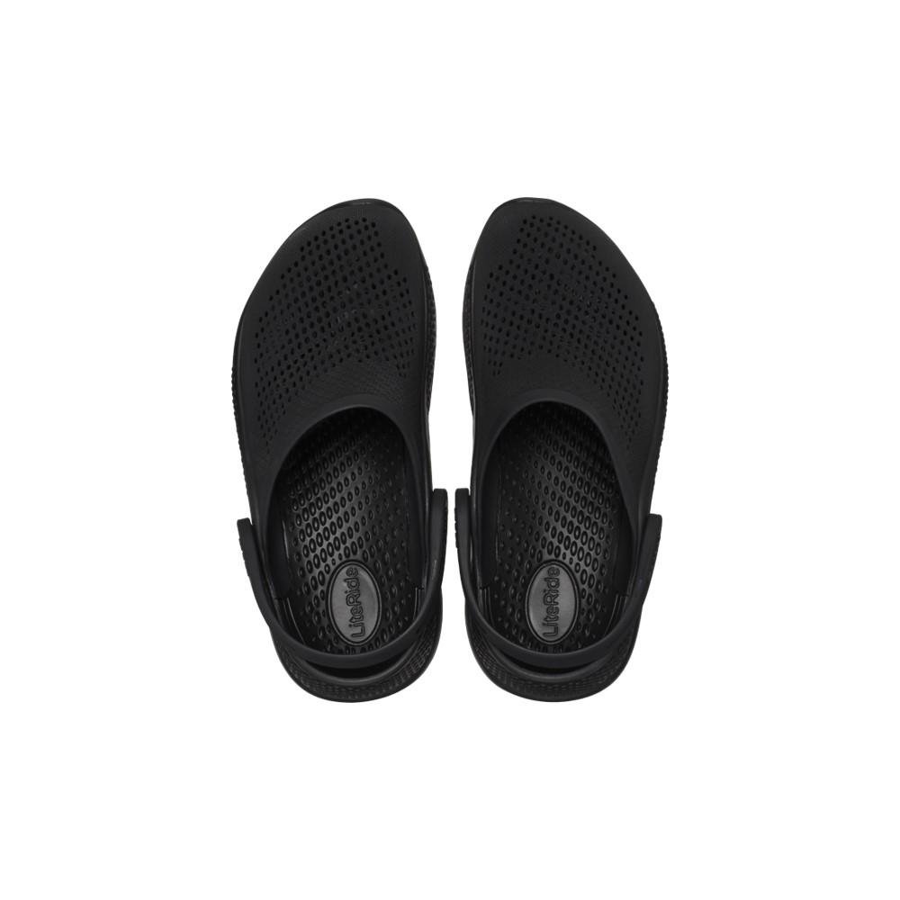 Sandália Crocs Lite Ride 360 Clog Black/Black Preto 5