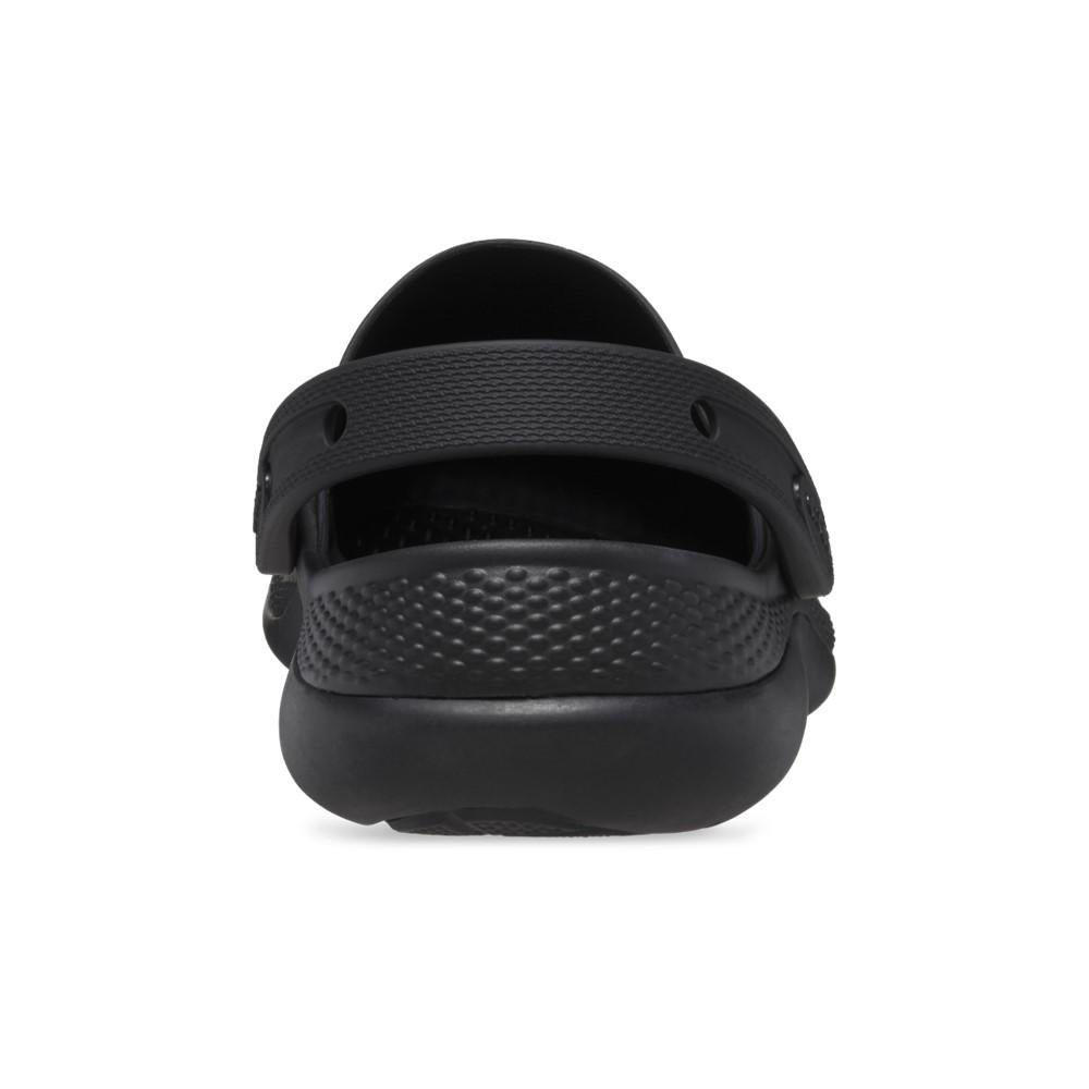 Sandália Crocs Lite Ride 360 Clog Black/Black Preto 7