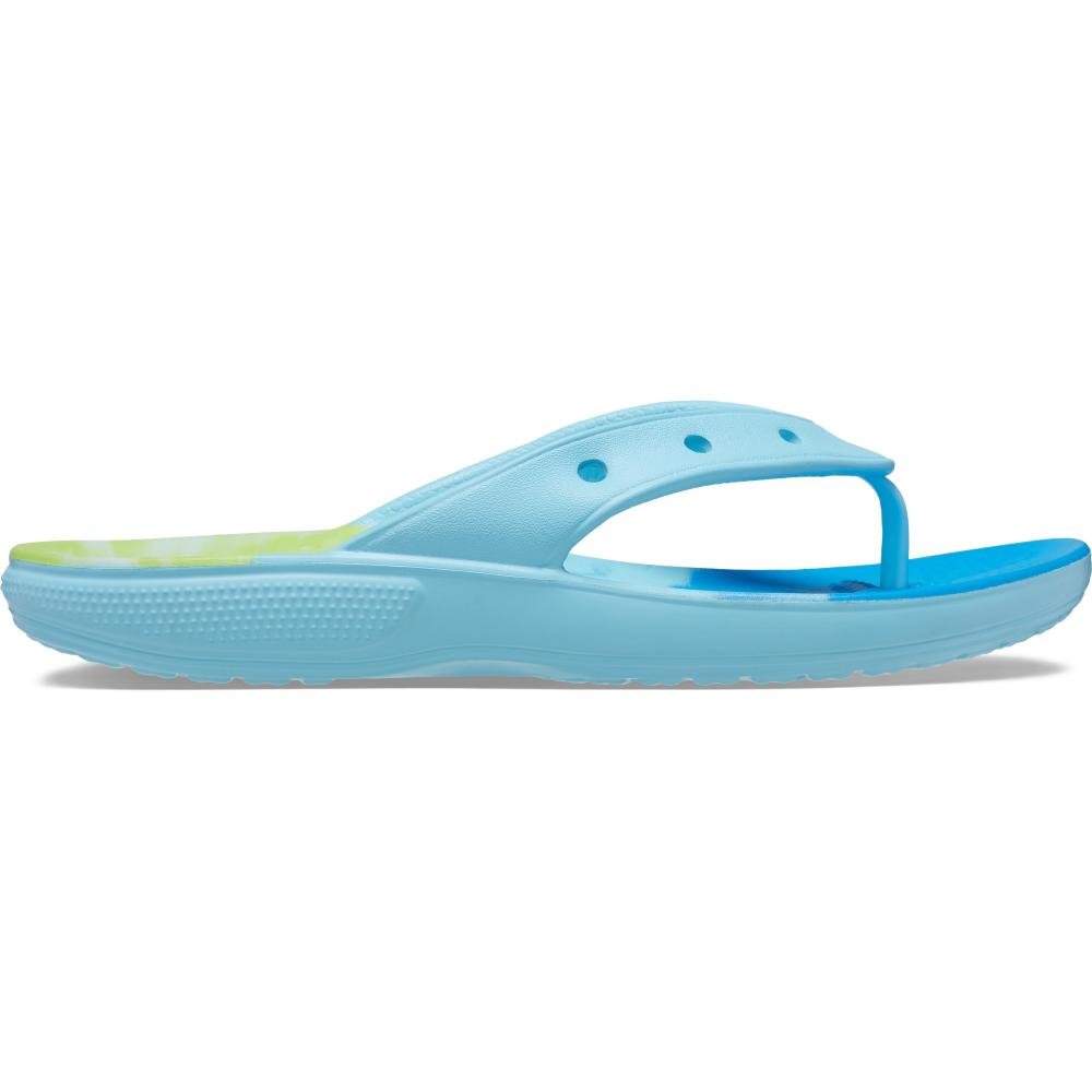 Chinelo crocs classic ombre flip arctic/multi