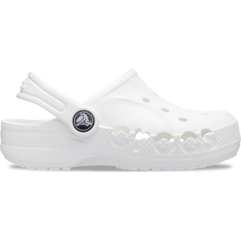 Sandália crocs baya clog kids white Branco 1