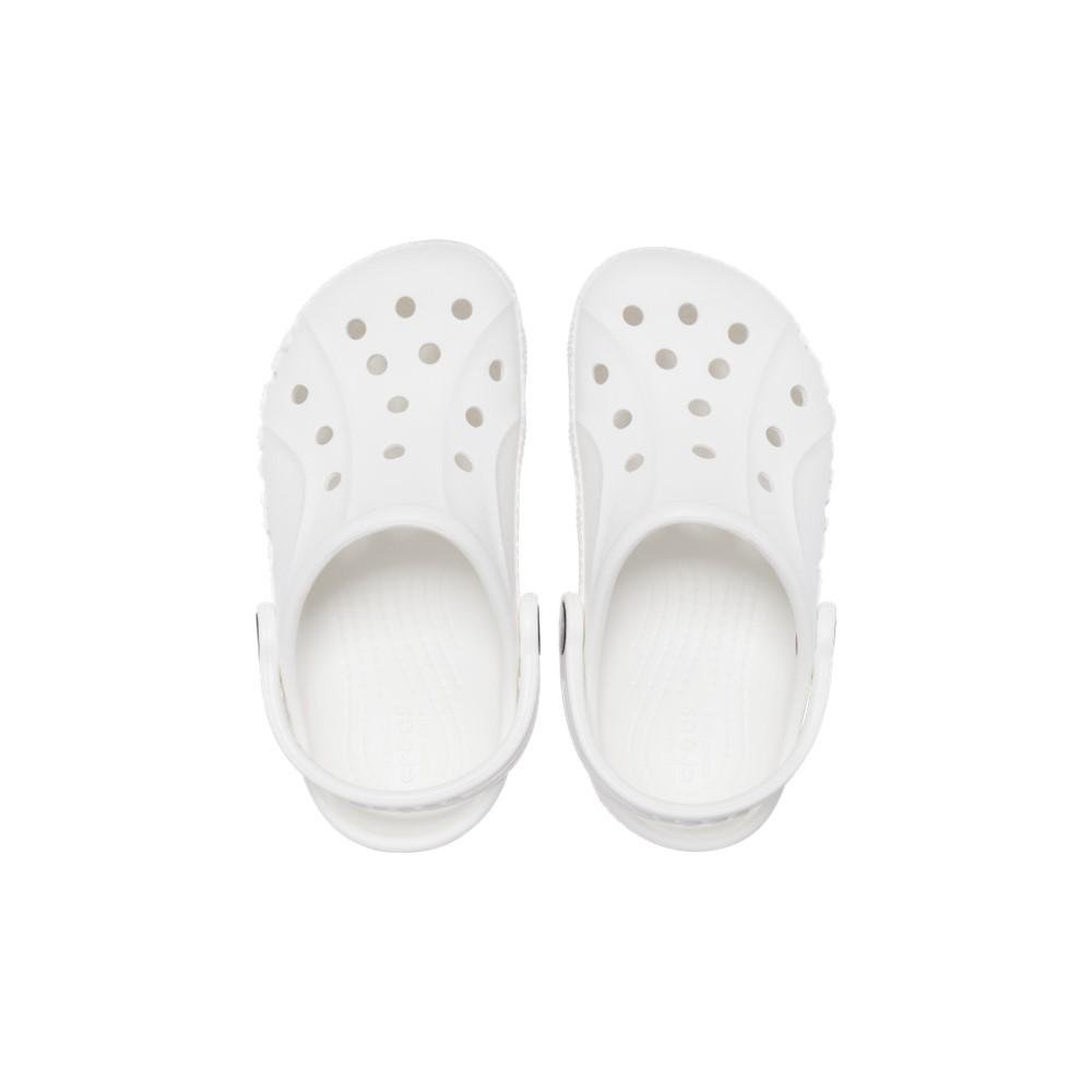 Sandália crocs baya clog kids white Branco 5