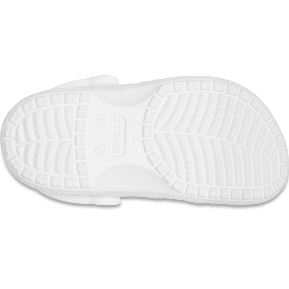 Sandália crocs baya clog kids white Branco 6