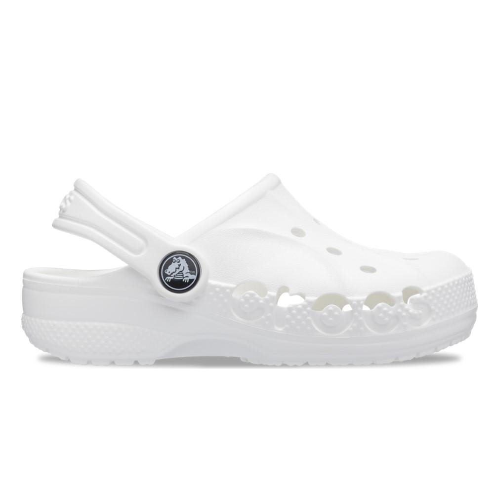 Sandália crocs baya clog kids white Branco 1