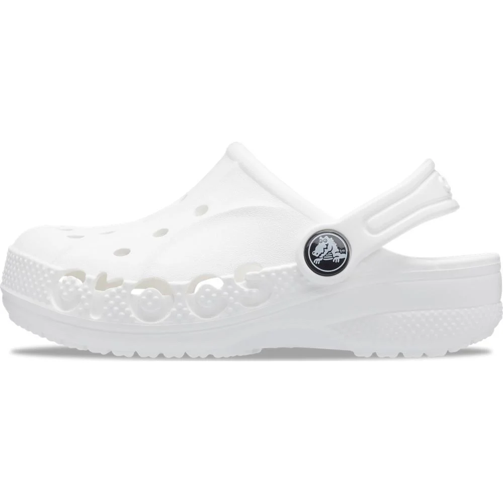 Sandália crocs baya clog kids white Branco 3