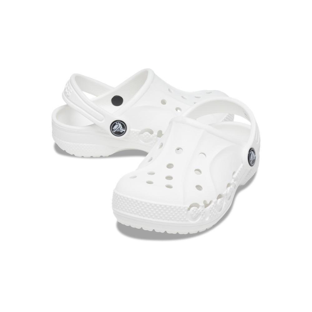 Sandália crocs baya clog kids white Branco 4