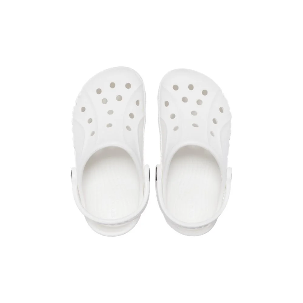 Sandália crocs baya clog kids white Branco 5