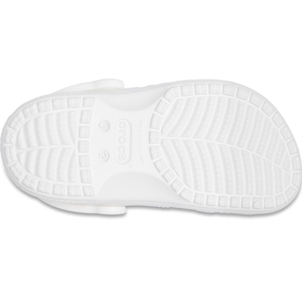 Sandália crocs baya clog kids white Branco 7