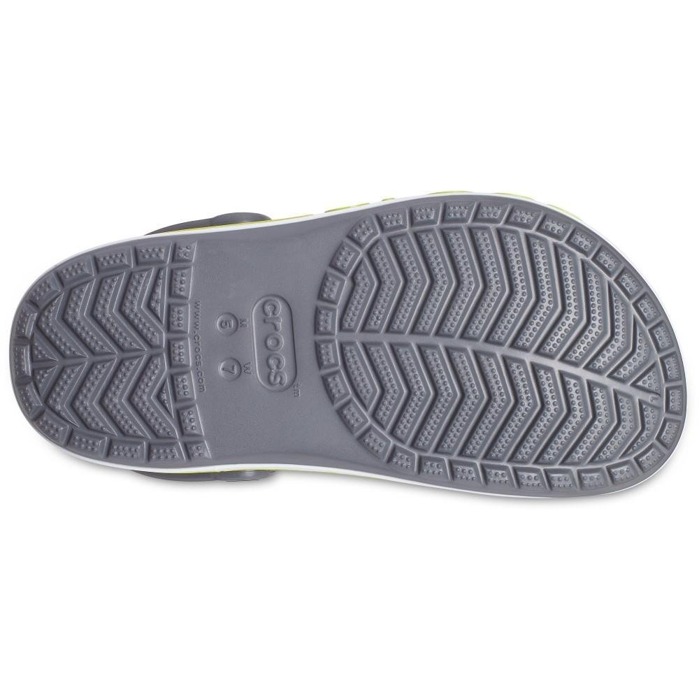 Sandália crocs bayaband clog slate grey/lime punch Slate Grey/Lime Punch 6