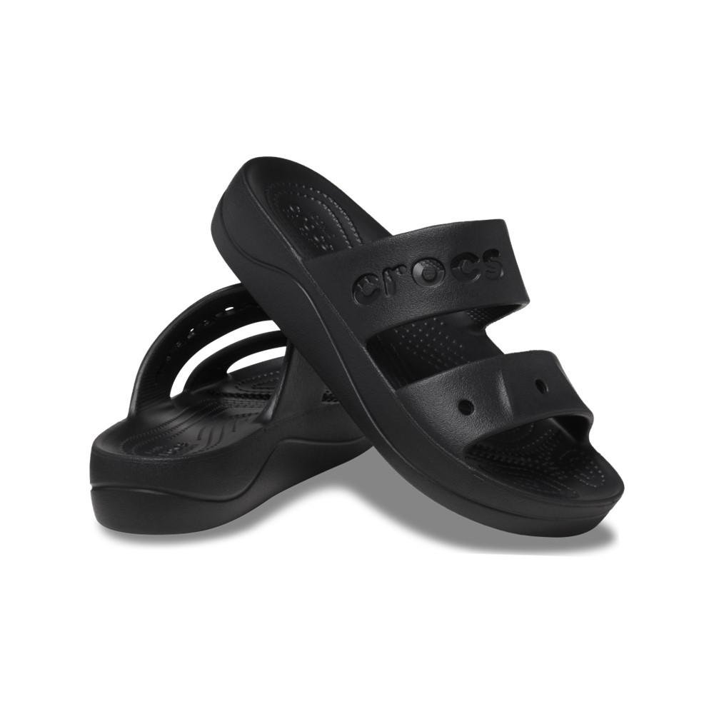 Sandália Crocs Baya Platform Sandal BLACK Preto 3