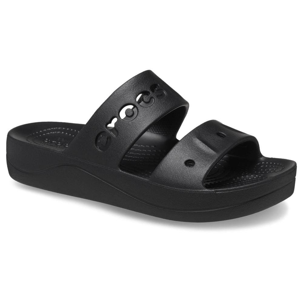 Sandália Crocs Baya Platform Sandal BLACK Preto 6