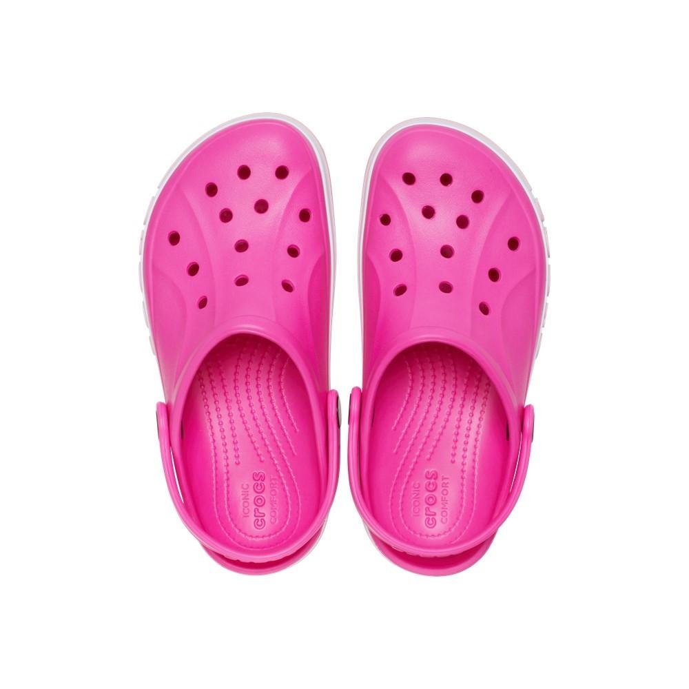 Sandália crocs bayaband clog t electric pink/petal pink Rosa 5