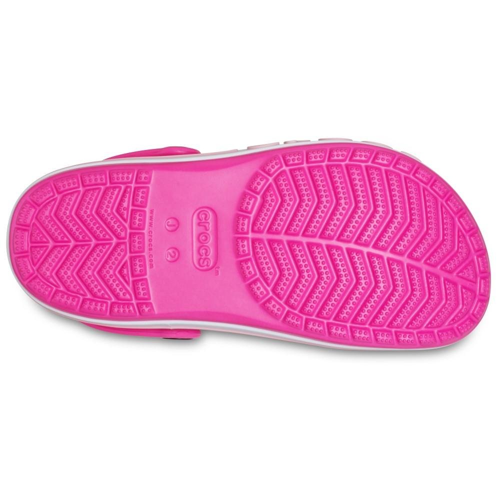 Sandália crocs bayaband clog t electric pink/petal pink Rosa 6