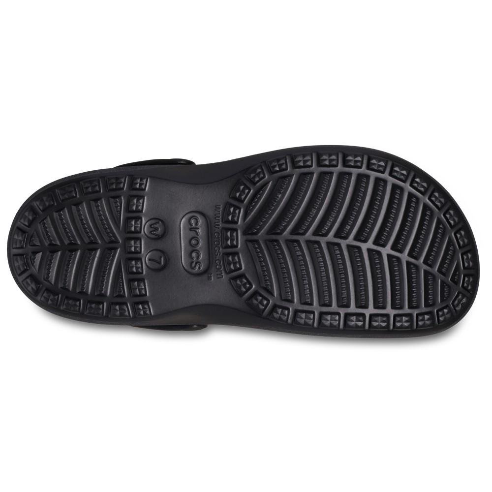 Sandália Crocs Baya Platform Glitter Clog BLACK Preto 6