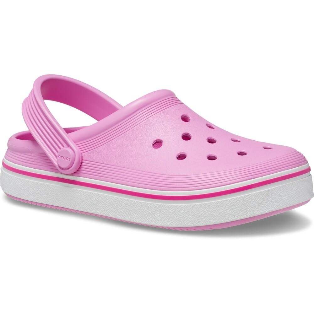 Sandália crocband off court clog  taffy pink Rosa 2