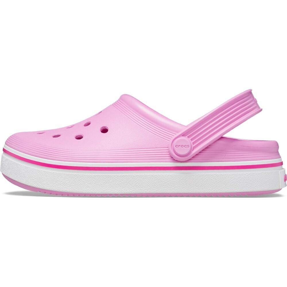 Sandália crocband off court clog  taffy pink Rosa 3