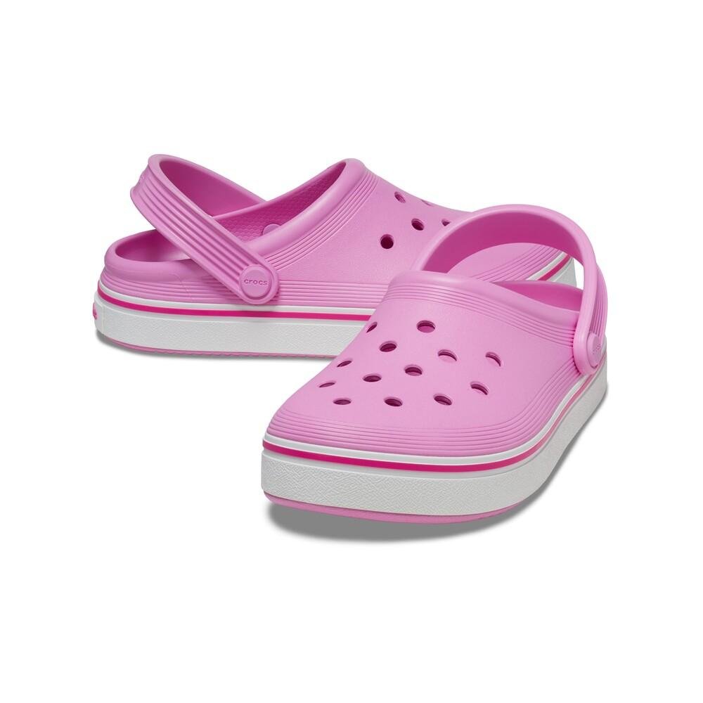 Sandália crocband off court clog  taffy pink Rosa 4