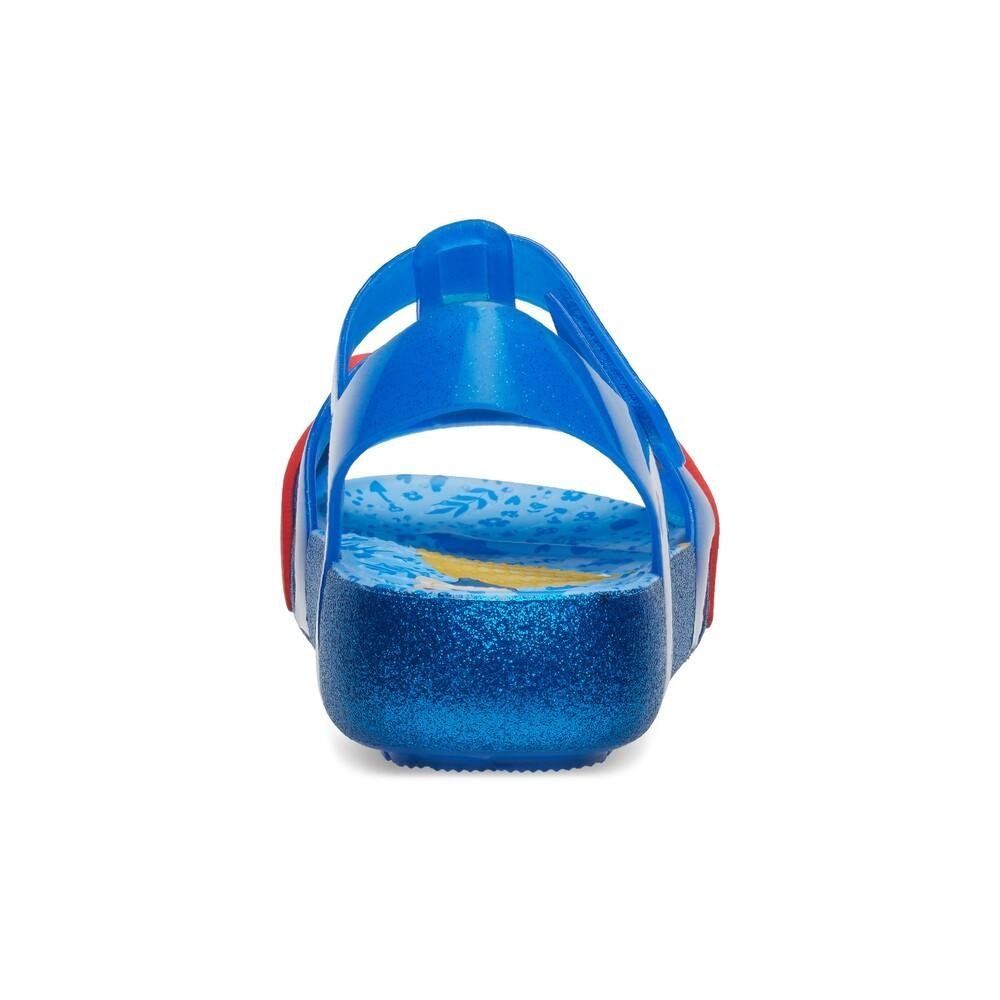 Sandália crocs branca de neve isabella k bright cobalt Azul 7