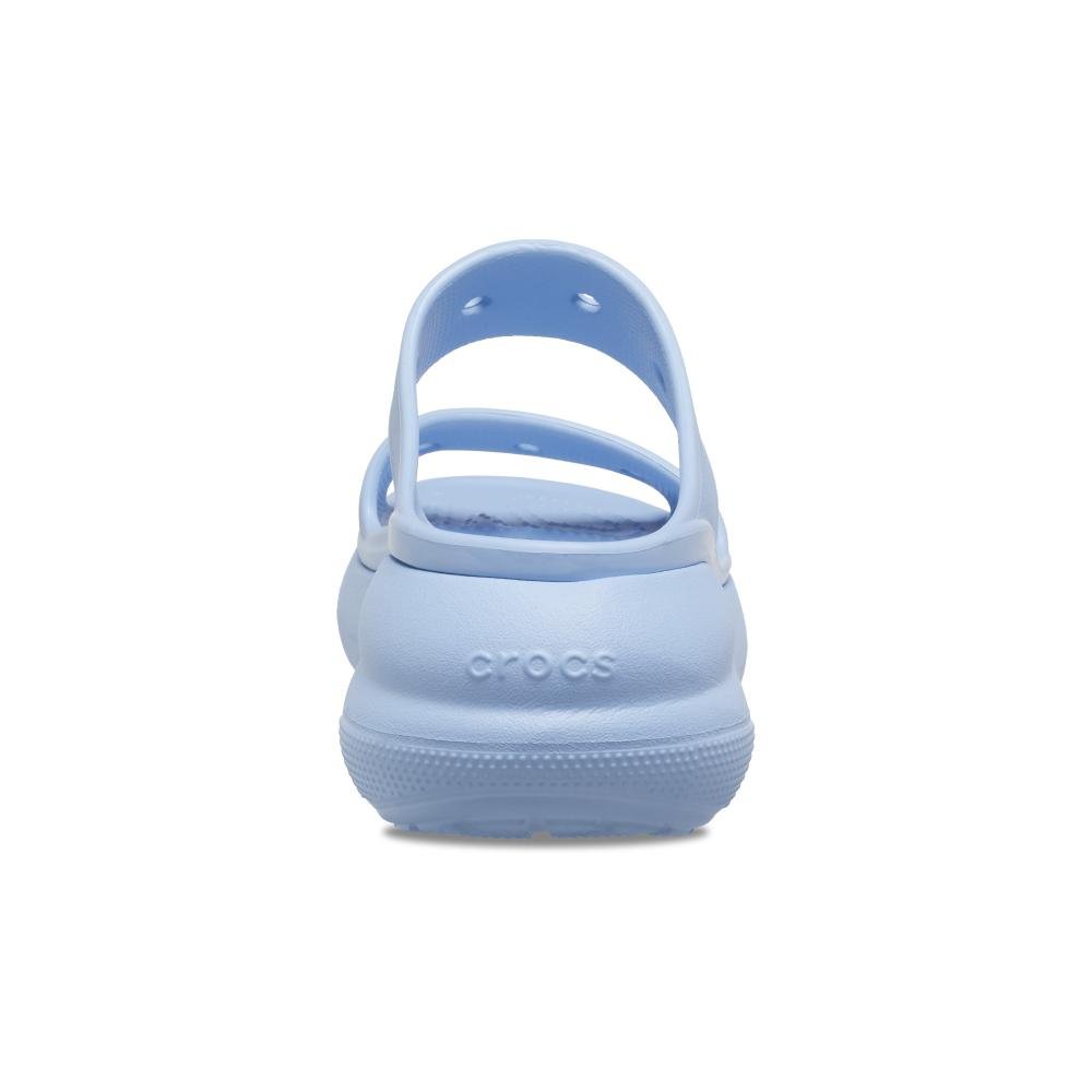 Sandália crocs classic crush platform sandal blue calcite Azul 7